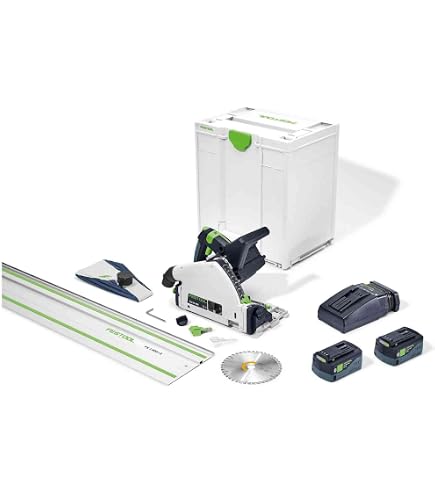 Festool 577677 Cordless Plunge-Cut Track Saw TSC 55 18V 5.0 Ah
